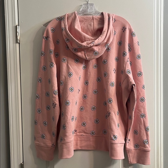 Life Is Good Pink Floral Women's Hoodie - Picture 3 of 9